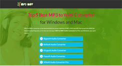 Desktop Screenshot of mp3-to-wav-converter.com